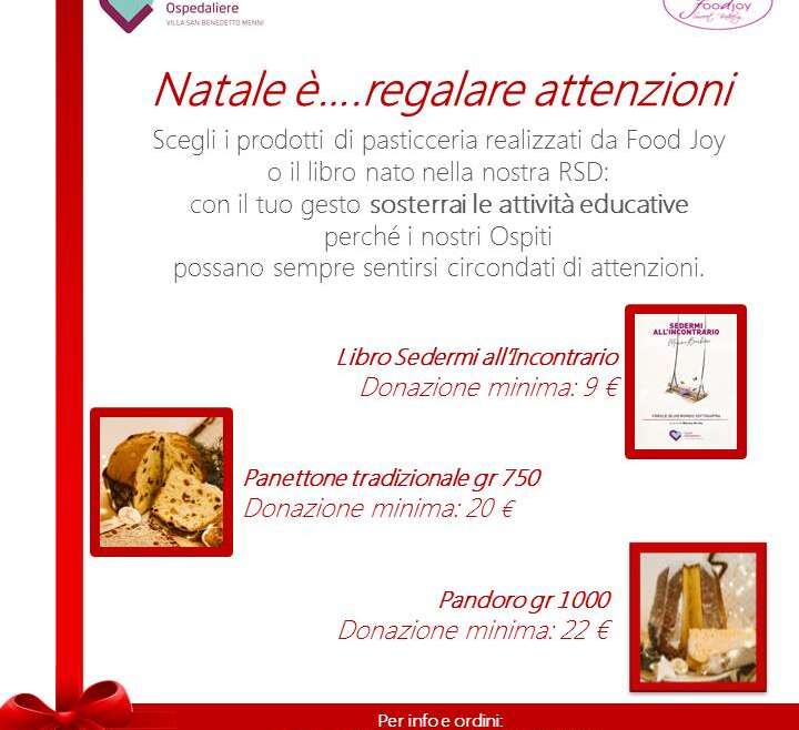 NATALE E’…REGALARE ATTENZIONI