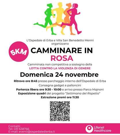 CAMMINARE IN ROSA